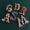 1 Piece Rhinestone Alphabet Women's Ladies Brooch, Novelty Elegant Beautiful Versatile Charming - Image 1