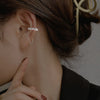Korean Zircon Star Ear Clip for Women Without Piercing Long Tassel Sweet Ear Cuff Clip Earrings Wedding Jewelry Gift - Image 21