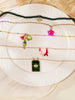 5pcs Bohemian Stacked Necklace Devil's Eye Ink Green Beads Tassel Flower Multi Charm Design Women's Daily Jewelry Gift - Image 4
