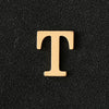 26 English Letter Brooches Gold-Color Metal Letter Pins Suit Shirt Collar Lapel Badge Jewelry Simple Clothing Accessories - Image 14