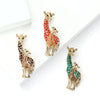 Cute Enamel Giraffe Brooches for Women Unisex Animal Pins Casual Party Accessories Year Gifts Friends Decoration - Image 4