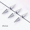 Three-Piece Stainless Steel Spike Piercing Stud Set - Image 20