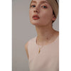 Metal Rose Flower Pendant Necklace 316 Stainless Steel Jewelry Collar Necklace цепочка на шею женская - Image 3