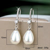 Temperament Simple Water Drop Shape Simulation Freshwater Pearl Drop Earrings Female Pearl Earrings - Image 6