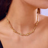 Liquid Lava Style Metal Choker Necklace for Women Gold Color Geometry Twist Neck Bangle Party Collar Jewelry Gift - Image 16