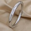 Glossy Color Thick Bracelet Stainless Steel Bangle for Women Cuff Wirstband Smooth Charm Bracelets Jewelry Gift - Image 7