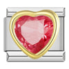 Women Red Glaze Flower Heart Kiss Me Charms Italian Links Fit 9mm Stainless Steel Bracelet Making Jewelry - Image 23
