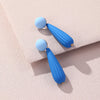 Korean Colorful Cute Hanging Drop Earrings For Women Arcylic Water drop Long Big Earring for Grils Party Dangle - Image 21