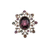 Retro Micro-inlay Zircon Multi-color Flower Oval Crystal Brooch for Women Suit Pin Accessories Jewelry - Image 4