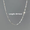 Silver Twisted Chain Necklace for Women Minimalist Dainty Choker Elegant Daily Wear Jewelry Gifts - Image 6