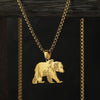 Stainless Steel Bear Pendant Necklace For Women Men Chains Jewelry Birthday Gifts Animal Choker Collar Accessories - Image 4