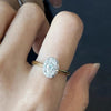 Women Wedding Rings Two Tone Crystal AA Cubic Zirconia Engagement Anniversary Party Elegant Female Jewelry - Image 5