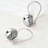 Rose Gold Color Big Glossy Ball Drop Earrings For Women Simple Zircon Accessories Ethnic Bride Wedding Jewelry - Image 7