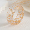 Vintage Round Charm Resin Cuff Bracelets Bangles for Women Acrylic Wide Geometric Bangle for Girls Summer Jewelry Gift - Image 2