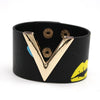Europe Crack Leather Bracelet For Women All-Match V Word Wide Punk Style Soft Jewellery Cool - Image 25