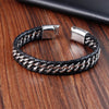 Leather Bracelet Infinity Shape Special Pattern Men's Bracelet for Men Stainless Steel Jewelry Accessories Gift - Image 7