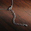 Pandent Necklace Silver Plated White Gold Gra Dainty Necklaces for Women - Image 4