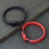 Novel Men Rope Bracelet Double Layer 4mm Nylon Cord Chain Braclet 3 Sizes Lucky Red Thread Pulseria Gift For Him Accessories - Image 4