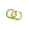 6pcs Colorful Enamel Stainless Steel Earring Hoop For Women Round Circle Huggie Earring Jewelry Supplies - Image 10