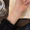 Crystal Four Leaf Flower Bracelet for Women Clasic Gold Color Stainless Steel Zircon Bangle Jewelry Gift - Image 2