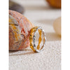 6789# Minimalist Stainless Steel Casting Cute Fish Ring Pvd Plated Stylish Lucky Chic Jewelry Accessories Gift - Image 4