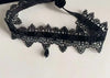 Gothic Lace Choker Necklace with Flower and Teardrop Details - Image 13