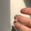 Minimalist Round Cubic Zirconia Pendant Necklace Women Silver Color/Gold Plated Box Chain Long Necklace Wedding Jewelry - Image 5