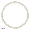 Two Tone Color Moon Shaped Link Chain Bracelet for Women Paved Bling Cubic Zirconia Cz Wedding Jewelry - Image 4