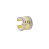 Gold Plating Geometric Bar Stud Earring Ear Clip Micro Pave Bling CZ For Women Unique Design Party Jewelry - Image 8