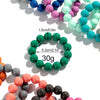 Colorful Acrylic Beaded Bracelet in Multiple Shades - Image 2