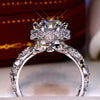 Selling Silver Color Engagement Rings for Women White Zircon Crystal Ring Anniversary Bridal Wedding Jewelry Gift - Image 3