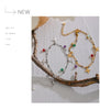 Colorful Bead and Flower Chain Anklet in Gold-Tone or Silver-Tone - Image 14