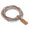 Faceted Glass Bead Stretch Bracelet in Multiple Colors - Image 13