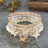 4Pcs Butterfly Beaded Bracelet Set For Women Pink Acrylic Beads Elastic Chain Bangle Female Bohemian Party Jewelry Gift - Image 12