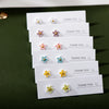 Handmade Multicolor Ceramic Flower Earrings With Stainless Steel Pin And Eye-catching Jewelry - Image 2