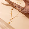 Dieyuro 316L Stainless Steel Heartshaped Gold Color Necklace For Girl Delicate Simplicity Love Pendant Neck Jewelry Gift - Image 3