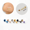 16G Piercing Titanium Steel Internal Thread Labret Flat Star Heart Tragus Helix Cartilage Earring Men Nose Stud body jewelry - Image 5