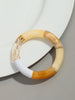 Chunky Acrylic Tube Bead Bangle with Multicolor Options - Image 23