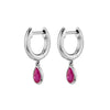 Crmya Gold Plated Drop Hoop Earrings For Women Piercing Purple CZ Zircon Women's Dangle Earrings Jewelry - Image 31