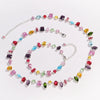 Rainbow Cubic Zirconia Necklace Bracelet or Earrings - Image 4