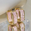 Korean Paved CZ Hoop Earrings for Women Metal Silver Color/Gold Color Simple Versatile Earrings Jewelry - Image 10