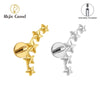 Titanium Starburst Climber Helix Stud Earring 16G Celestial Star Cartilage Earlobe Piercing Jewelry - Image 1