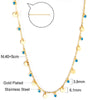 Round Cubic Zircon Charms Long Necklace Woman Choker Stars Moon Elegant Chain No Fade Fariy Jewelry - Image 26