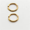 2pcs 316L Stainless Steel Fake Huggie Hoop Earrings,Clip On Ear Faux Cartilage Earrings Non Piercing Jewelry Earrings - Image 8