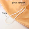 Pearl-Style Choker Necklace with Layered Bead Details - Image 23
