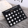 Korean Women Earrings 12 Pair/Set Beige White Pearl Simple Earrings Wedding Jewelry For Gift Valentine's Day gift - Image 3