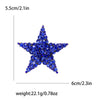 Tassel Shooting Star Pins for Women Unisex Rhinestone Star Brooches Office Party Friend Gifts Jewelry Accessories - Image 13