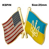 Ukraine Flag Badge Brooch Natinal Lapel Pins Flag Lapel Pins Country Flag Badge - Image 6
