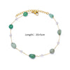 Anklets for Women Stainless Steel Stone Beaded Chain Anklet Summer Beach Accessories Boho Leg Bracelets Jewelry Tobilleras - Image 5