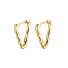 Men's Earrings Geometric Polygonal Stainless Steel Ear Buckle Ring Women Chic Earring Small Hoop Punk Party Ear Jewelry - Image 16